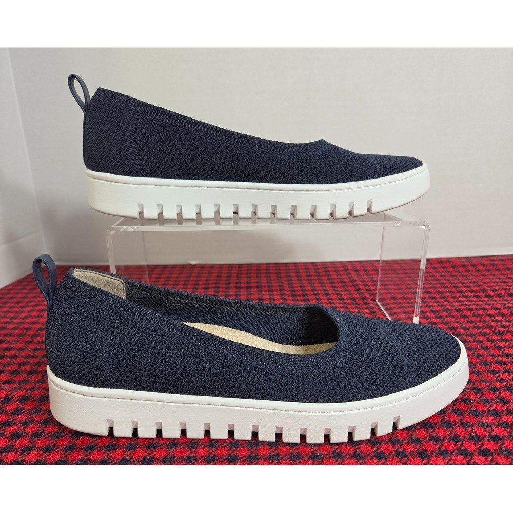 Vionic Uptown Skimmer Knit Navy Blue Women's sz 7.5 Ortho Arch Support - Picture 4 of 8